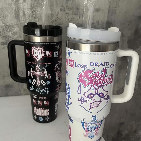 COLD VISIONS Black Tumbler