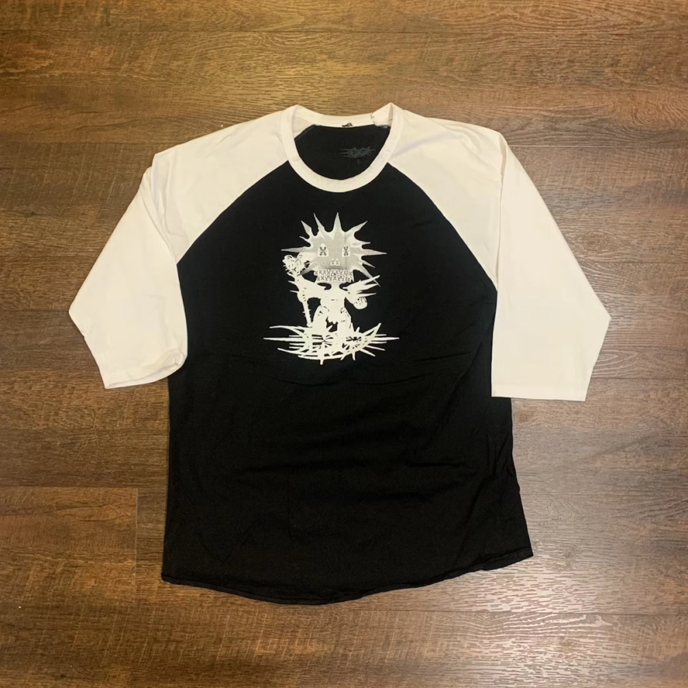 Tour Raglan (Black/White) - View 1