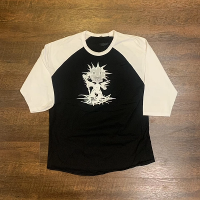 Tour Raglan (Black/White)
