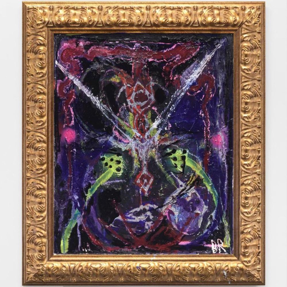 Benjamin Reichwald and Jonas Rönnberg "Power King" Painting — image 1 of 1