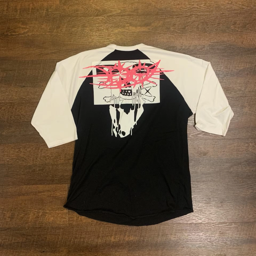 Tour Raglan (Black/White) — image 2 of 5