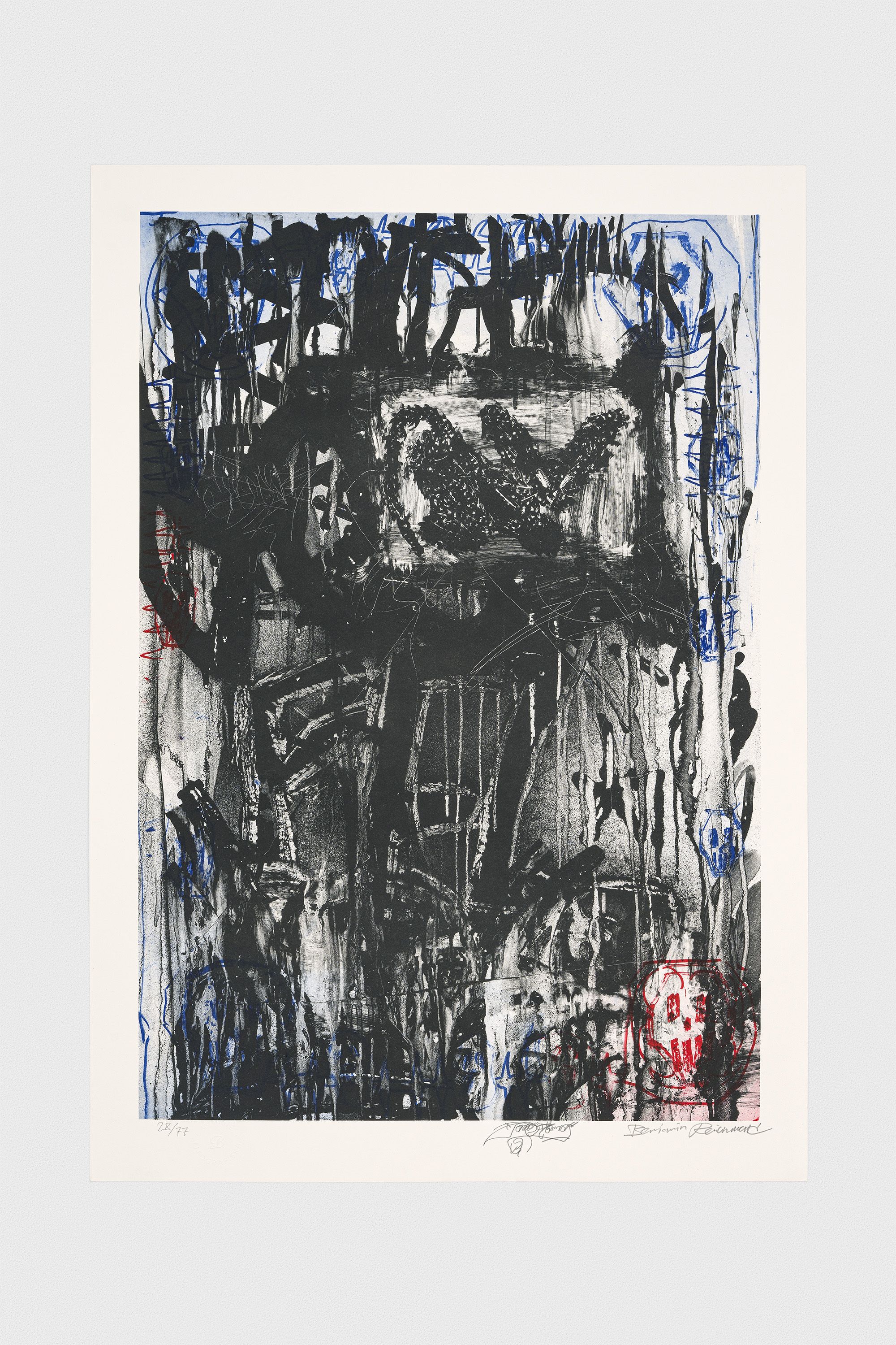 Benjamin Reichwald and Jonas Rönnberg "Katti i fönster" Litograph Print