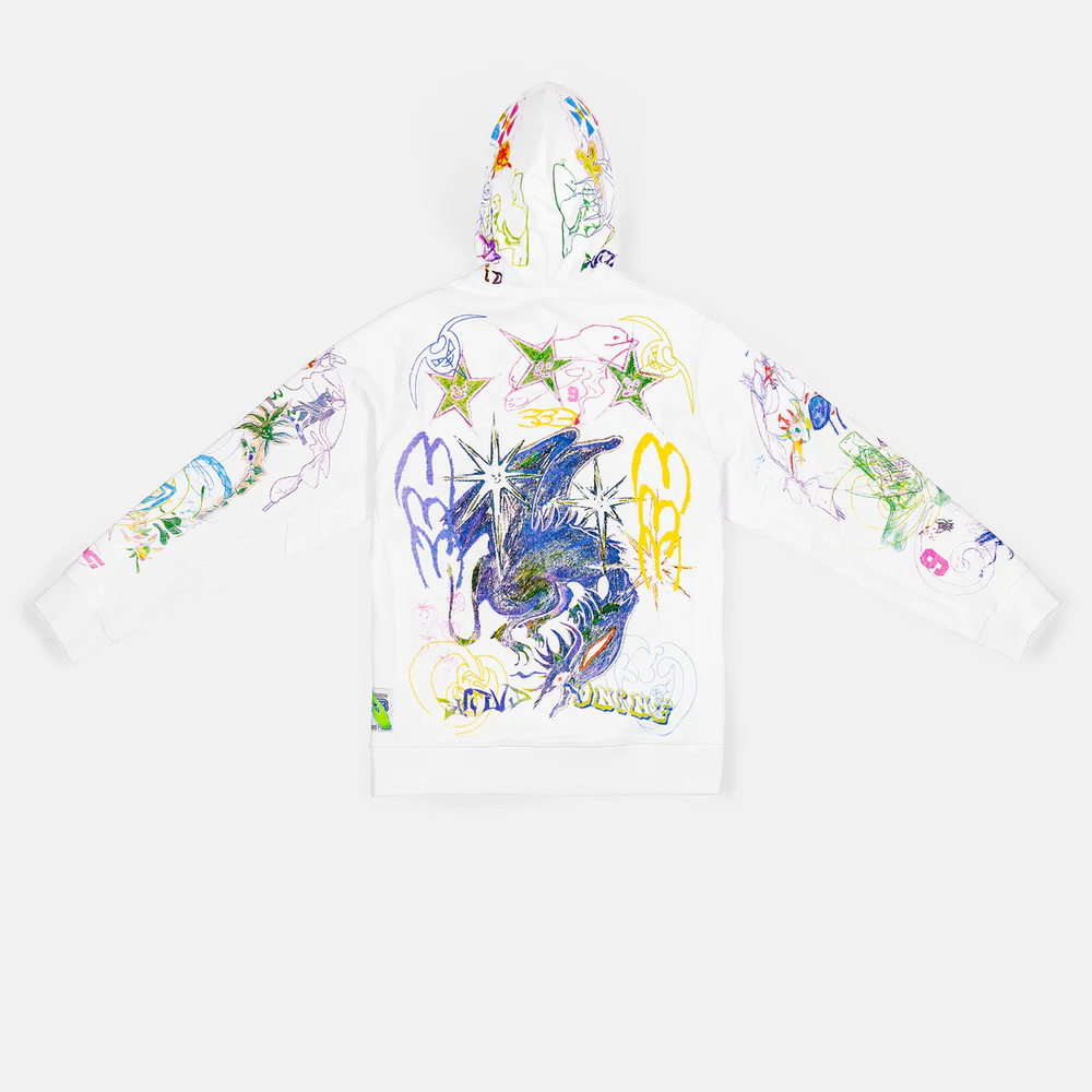 333 Extasia Hoodie (White) — image 2 of 8