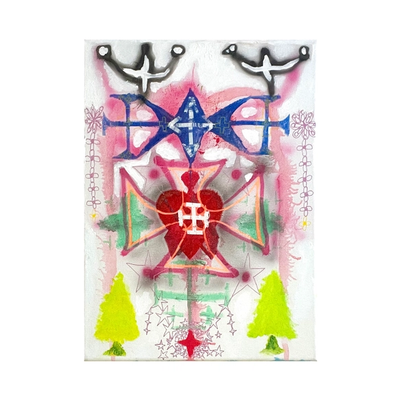 Benjamin Reichwald "Forest test" Painting