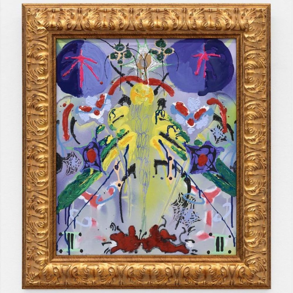 Benjamin Reichwald and Jonas Rönnberg "Solvalla Pusher" Painting — image 1 of 1