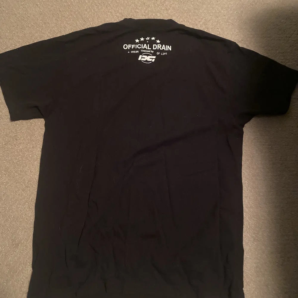 Drain / Strawberry Alien Tee (Black/White) (US) — image 2 of 4