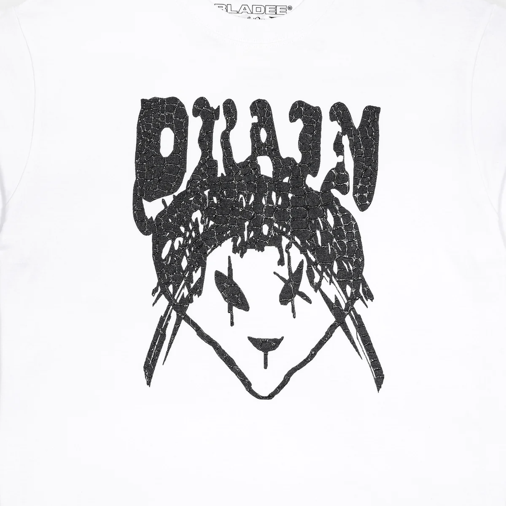 Drain / Strawberry Alien Tee (White/Black) (EU) — image 3 of 4