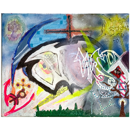 Benjamin Reichwald "Arc test" Painting