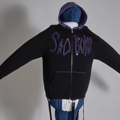 Sadboys Gear SBG Zip hoodie 001 (Black/Purple)