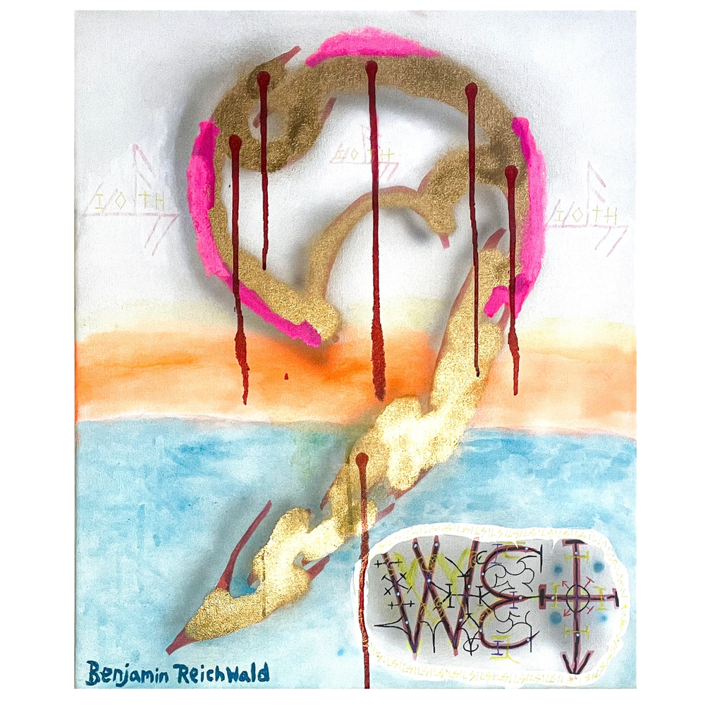 Benjamin Reichwald "9 WET" Painting — image 1 of 1