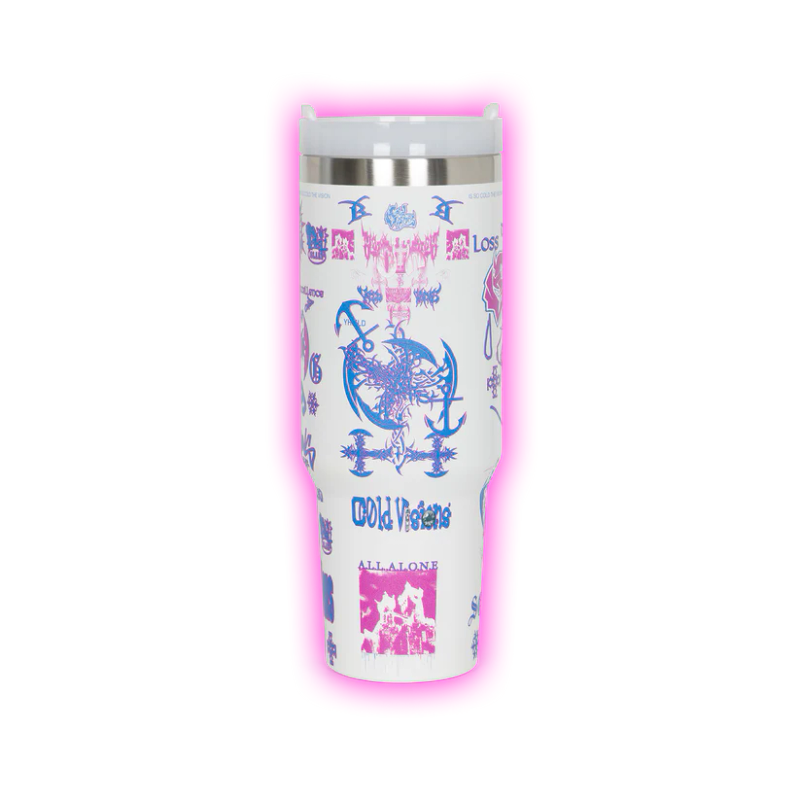 COLD VISIONS White Tumbler