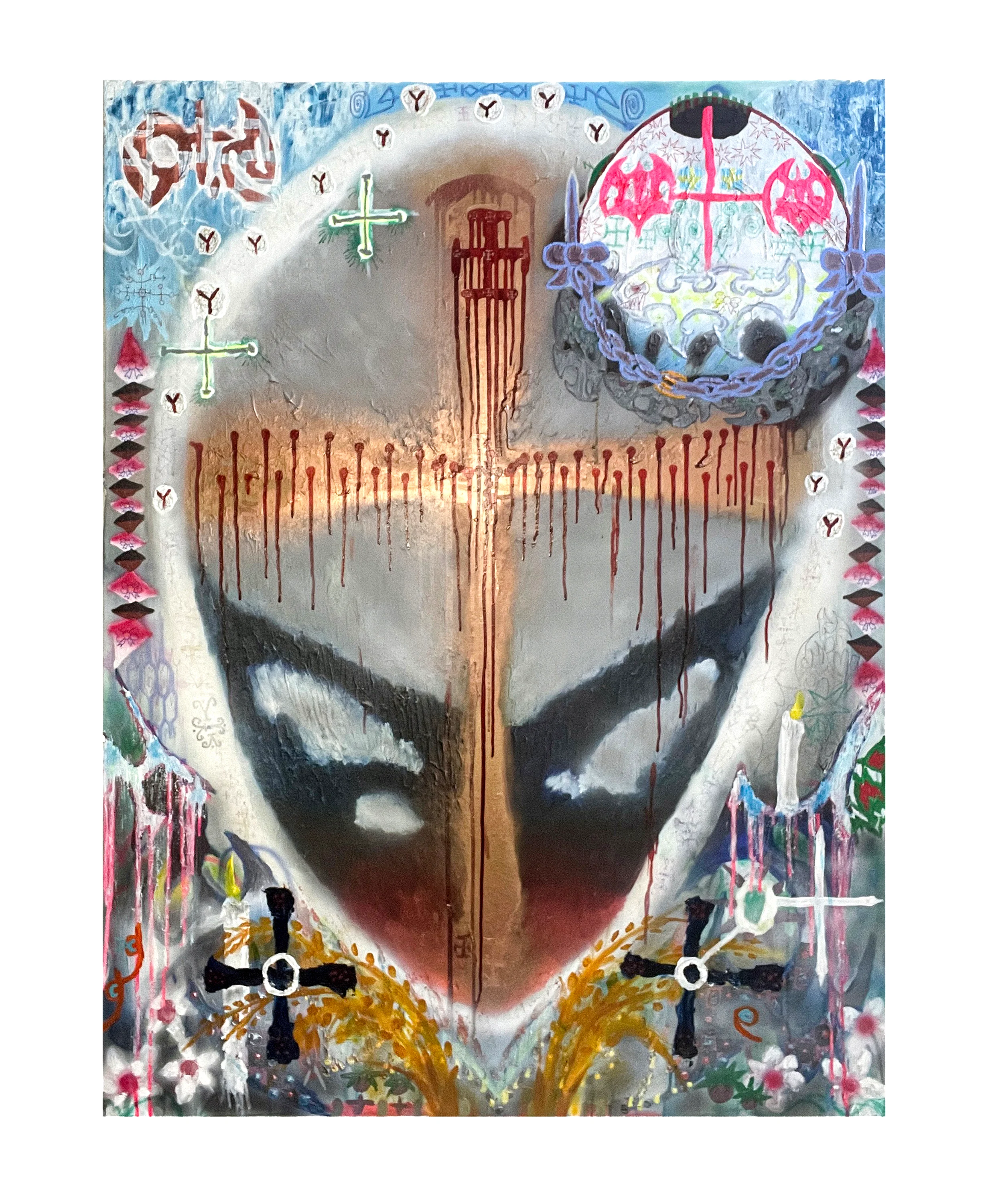 Benjamin Reichwald "Kors TRY 1" Painting