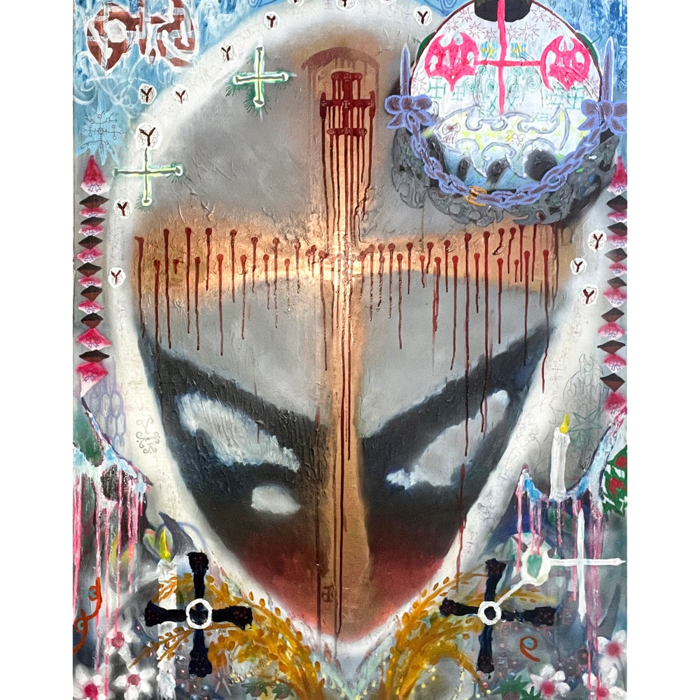 Benjamin Reichwald "Kors TRY 1" Painting — image 1 of 1