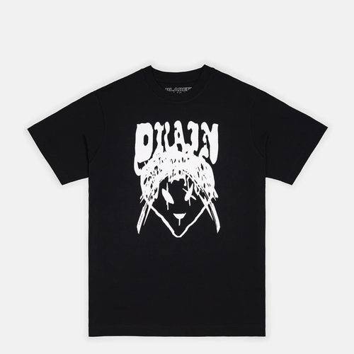 Drain / Strawberry Alien Tee (Black/White) (EU)