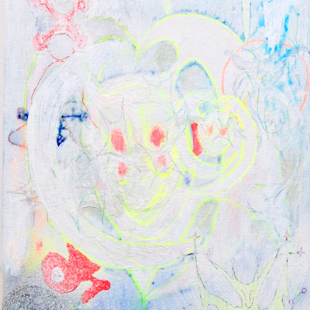 Benjamin Reichwald "Rabbit Descending" Painting — image 1 of 1