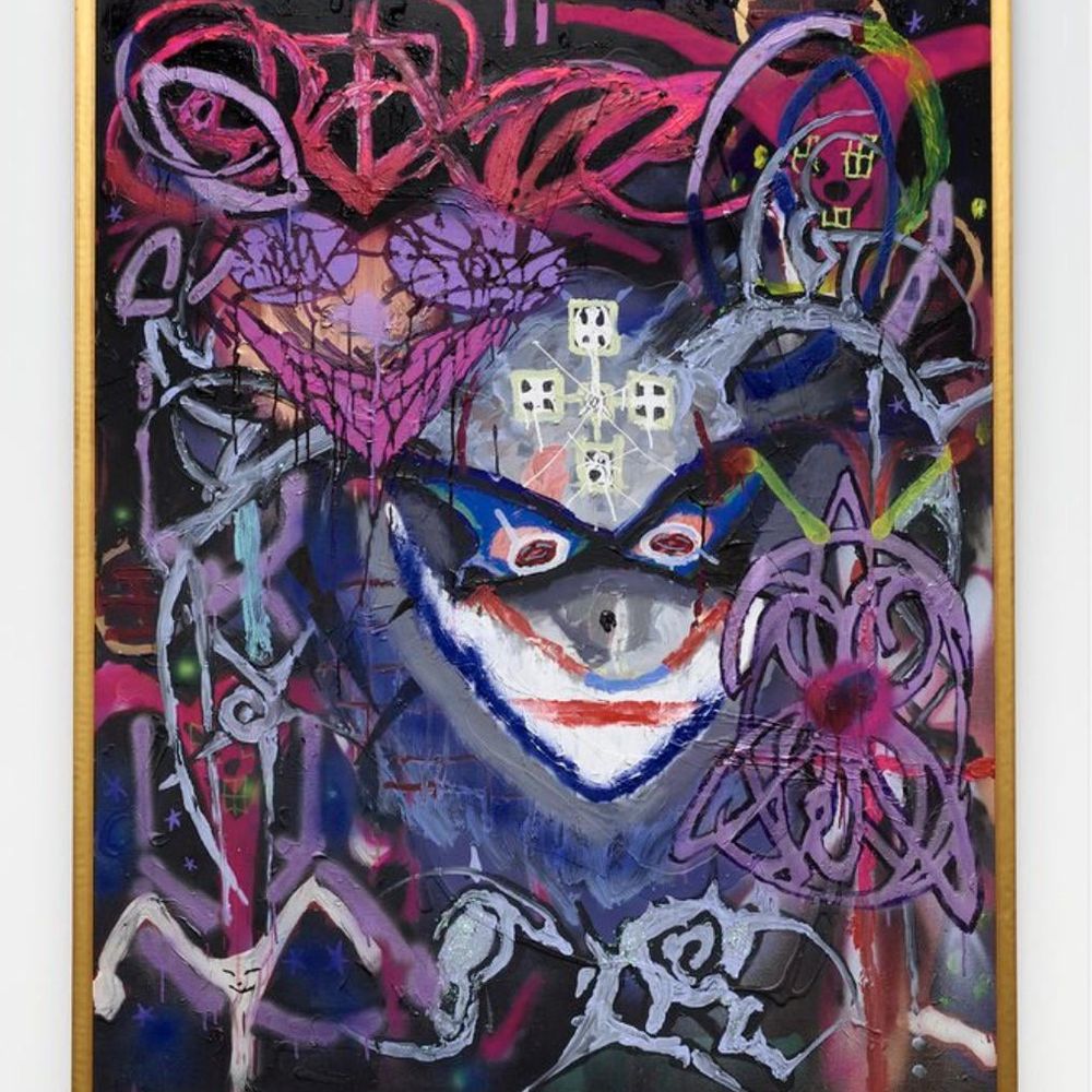 Benjamin Reichwald and Jonas Rönnberg "vila i frid, T centralen" Painting — image 1 of 1