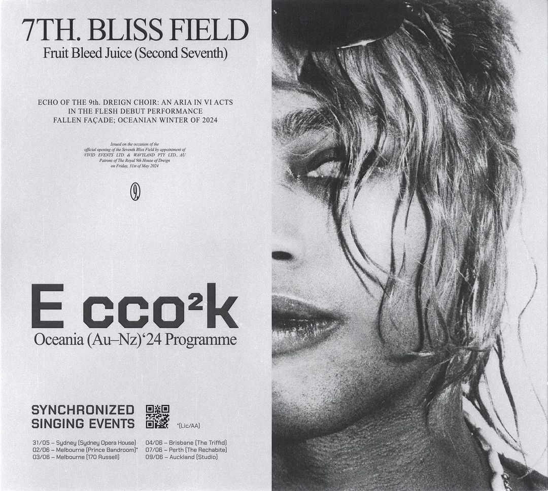 Ecco2k Oceania (Aus) 2024 Programme Poster
