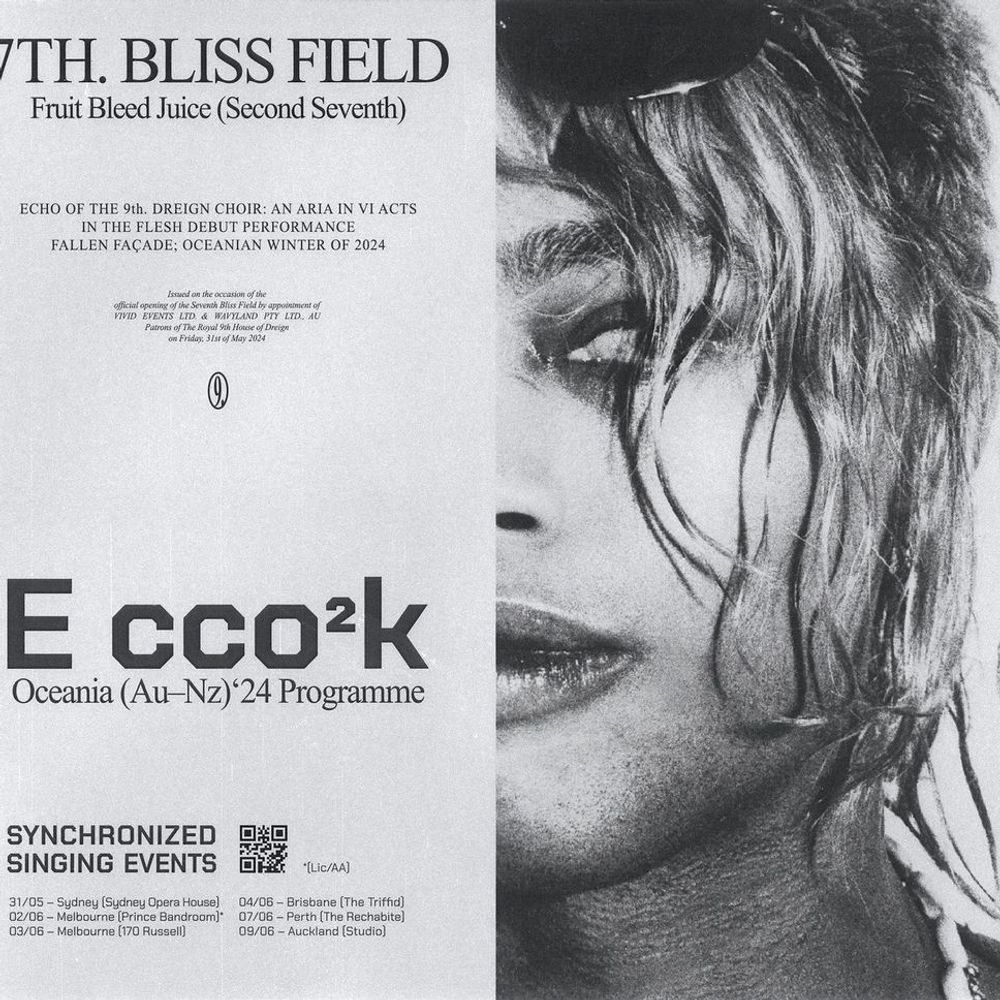 Ecco2k Oceania (Aus) 2024 Programme Poster - View 1