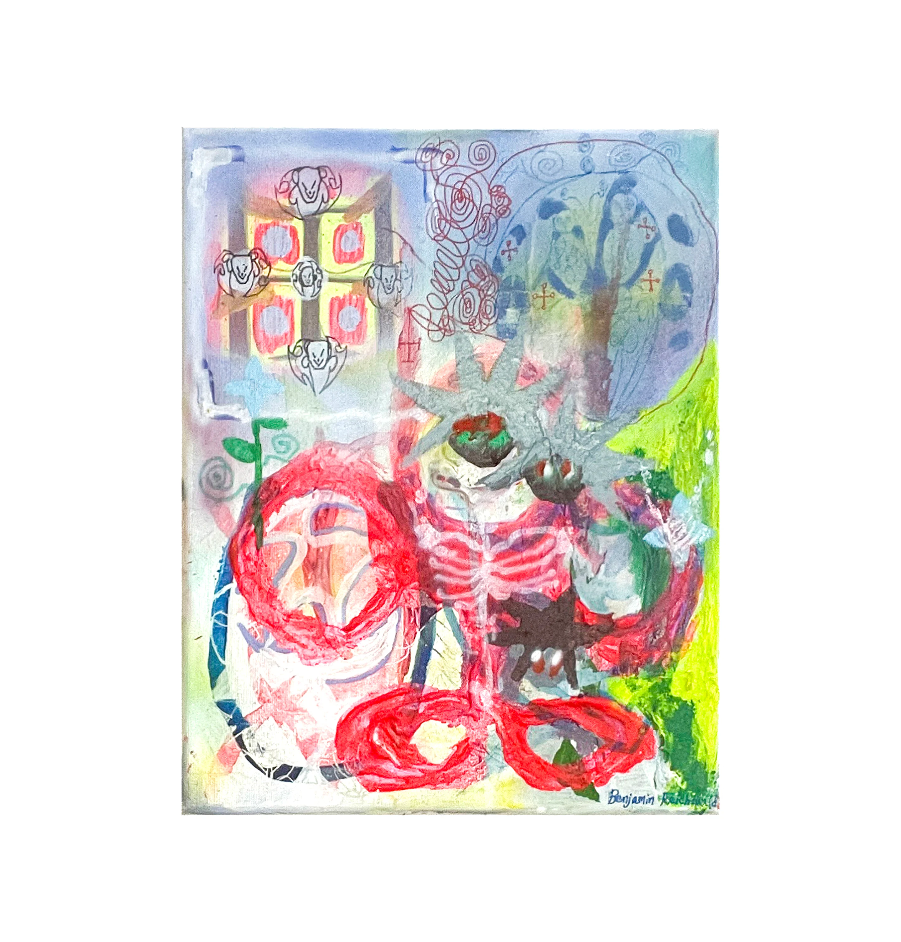 Benjamin Reichwald "two dreams scene" Painting