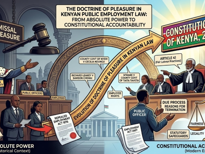 The Doctrine of Pleasure in Kenyan Public Employment Law: From Absolute Power to Constitutional Accountability