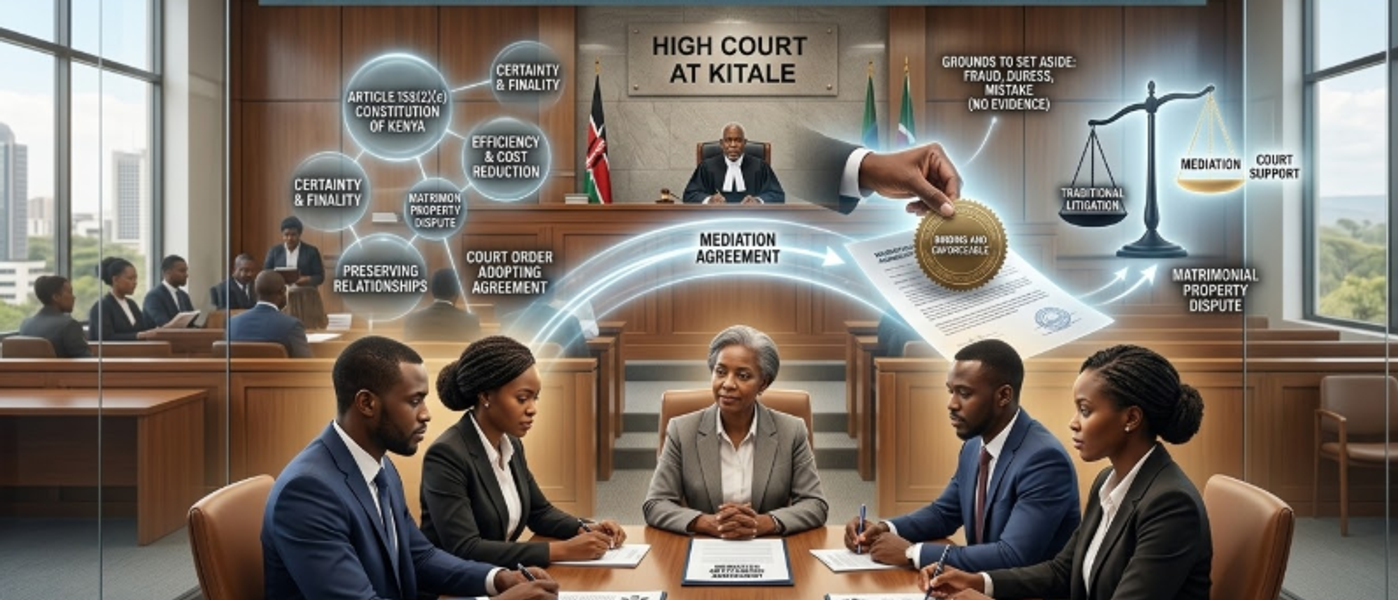 Mediation in Kenya and Why Courts Uphold Mediation Agreements