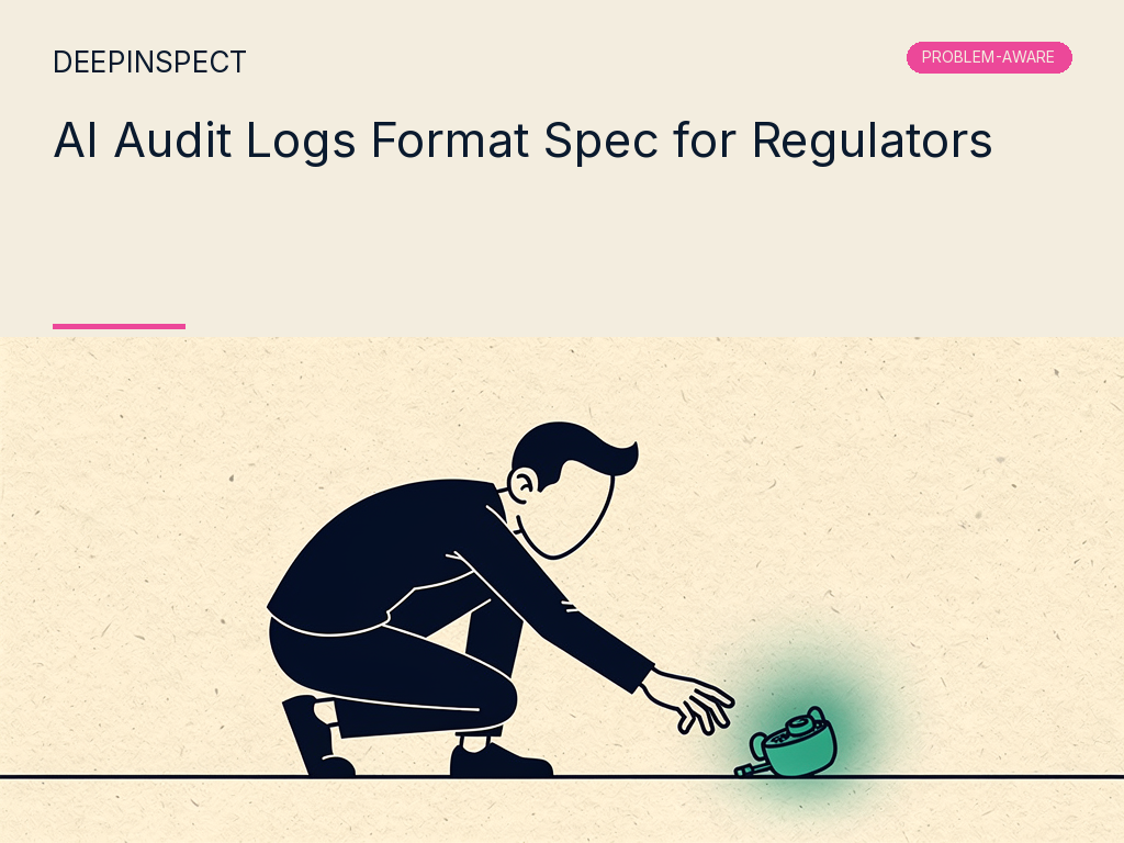 AI Audit Logs: The Format Spec That Survives EU AI Act, DORA, and Fannie Mae Review