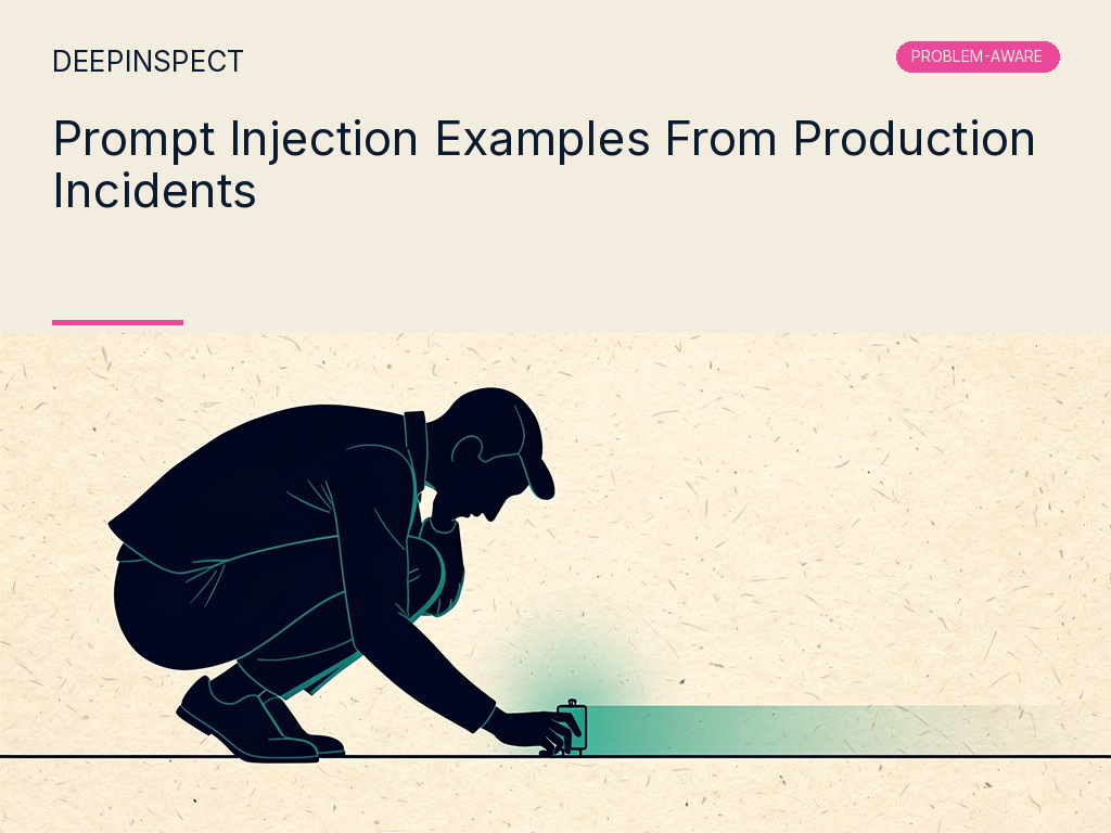 Prompt Injection Examples: 12 Real Patterns From Production Incidents and the Inspection Layer Response
