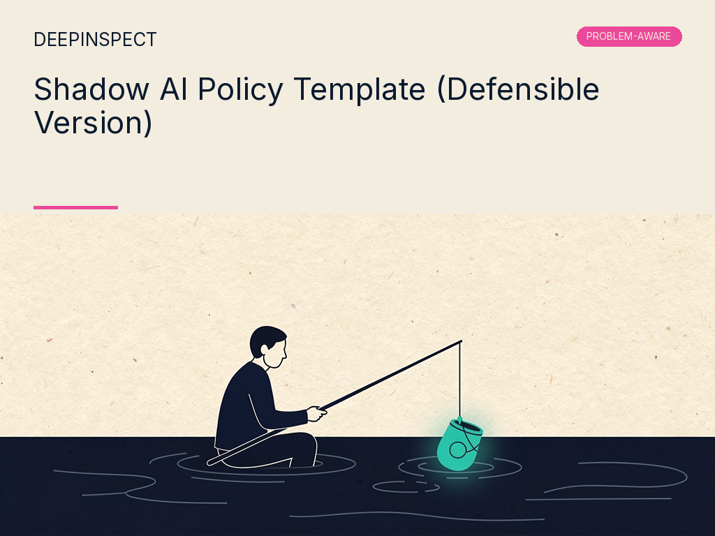 Shadow AI Policy Template: What a Defensible Internal Policy Actually Contains