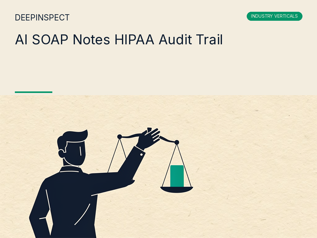 AI-Assisted SOAP Notes Under HIPAA: What the Audit Trail Has To Show