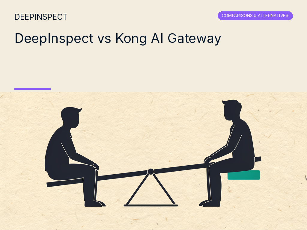 DeepInspect vs Kong AI Gateway: Where Each One Fits and Where the Two Layers Compose
