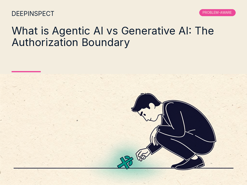 What is Agentic AI vs Generative AI: The Authorization Boundary