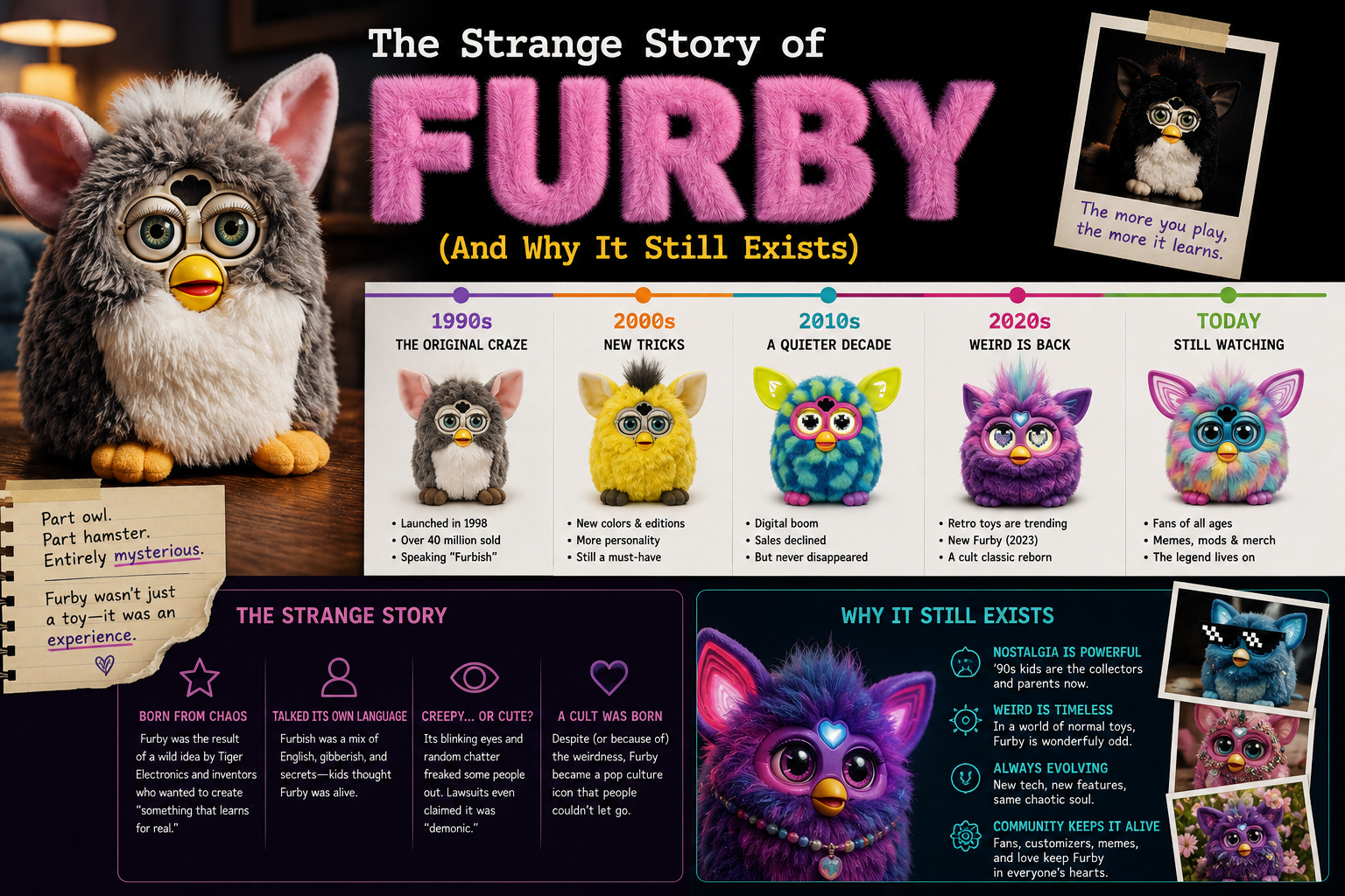The Strange Story of the Furby (And Why It Still Exists)
