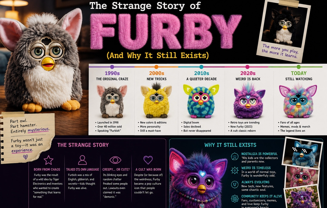 The Strange Story of the Furby (And Why It Still Exists)