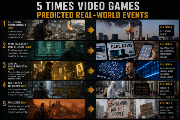 5 Times Video Games Predicted Real-World Events