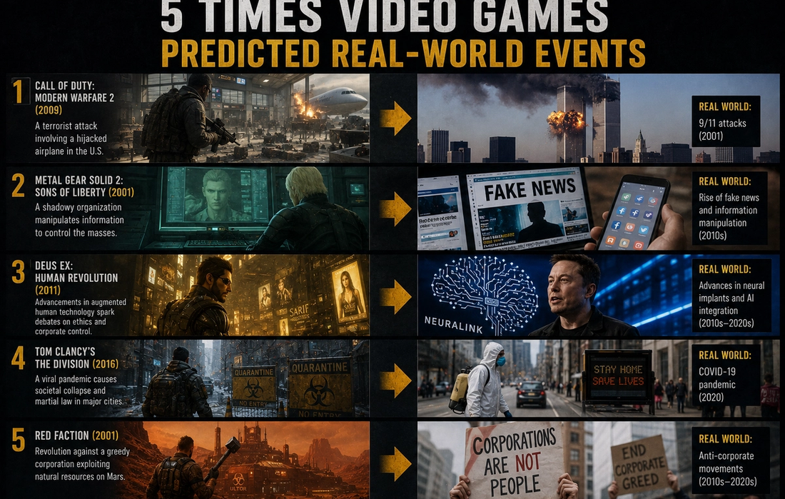 5 Times Video Games Predicted Real-World Events
