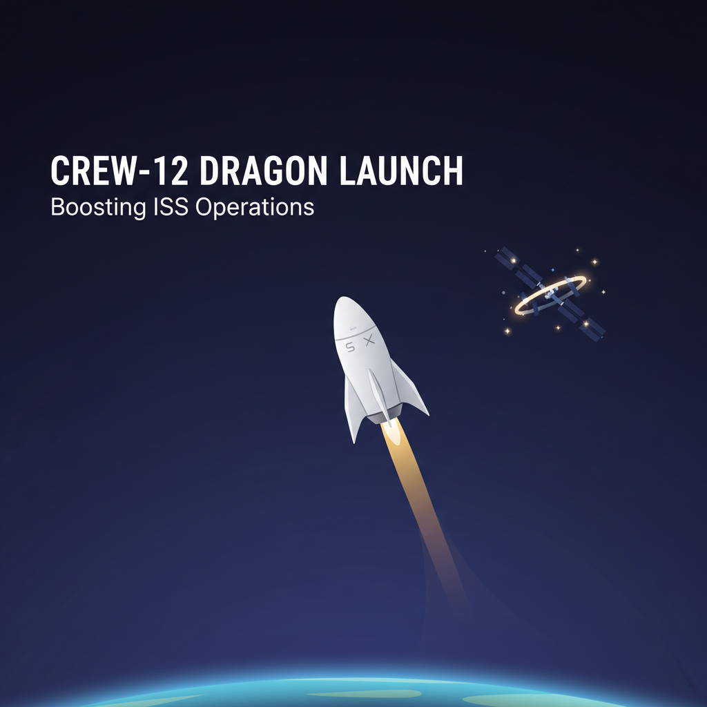 Crew-12 Dragon Launch: Boosting ISS Operations with Advanced Research