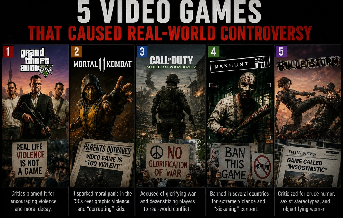 5 Video Games That Caused Real-World Controversy