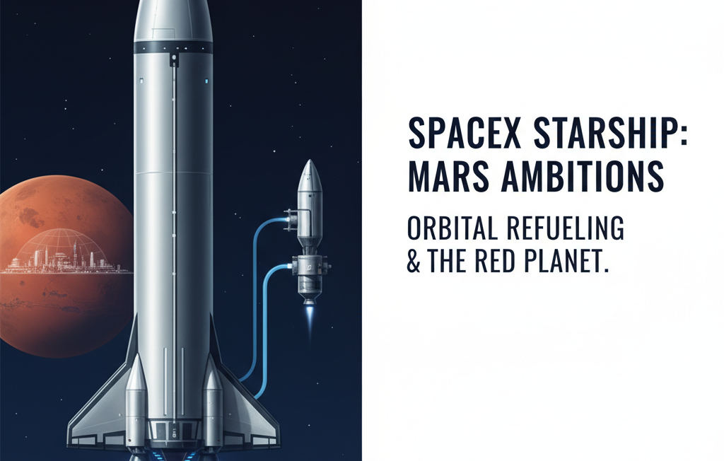 SpaceX Starship's Orbital Refueling Tests Pave Way for Mars Settlement by 2030s