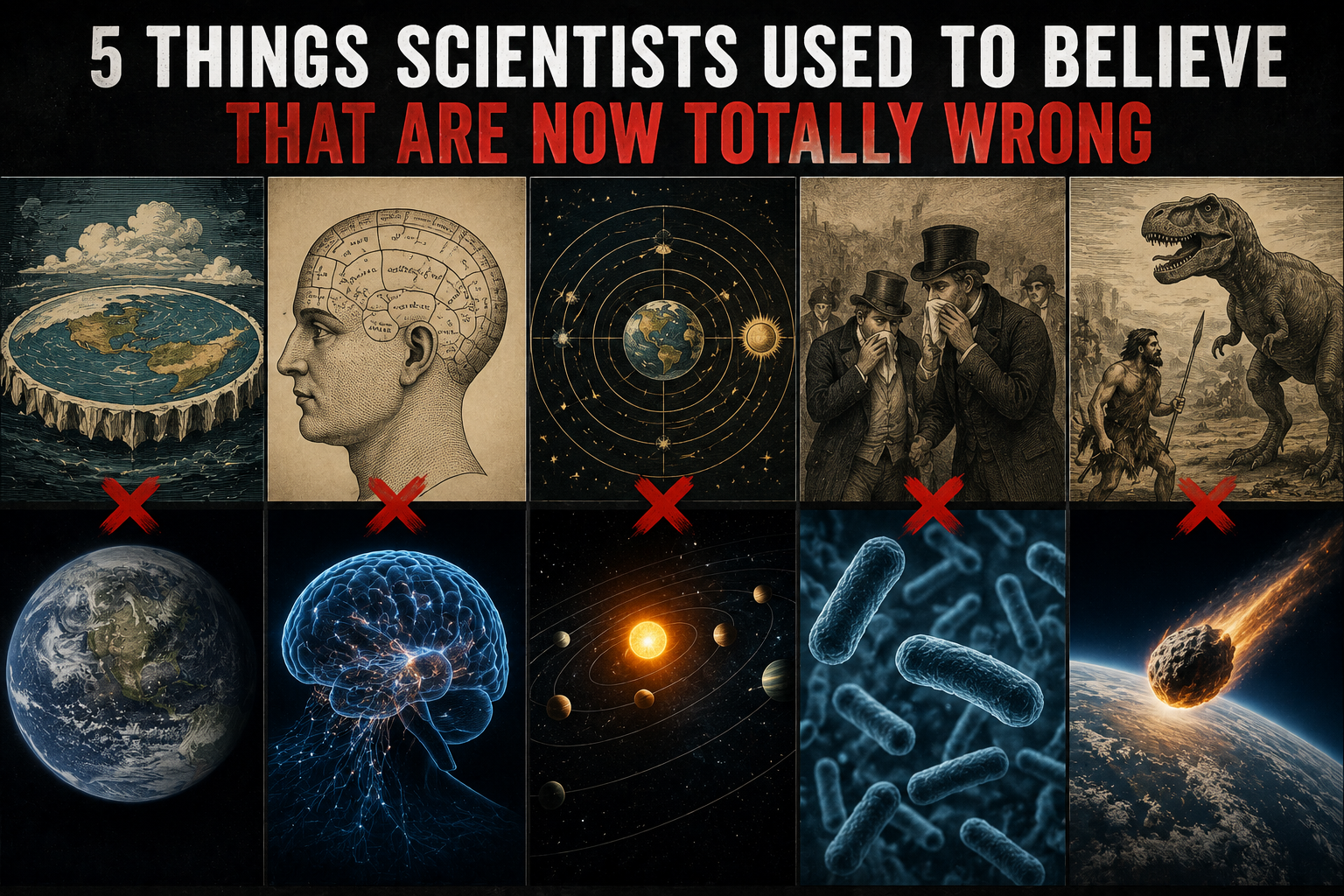 5 Things Scientists Used to Believe That Are Now Totally Wrong