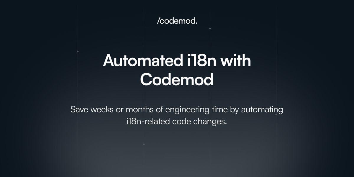 I18n String Automated i18n with Codemod