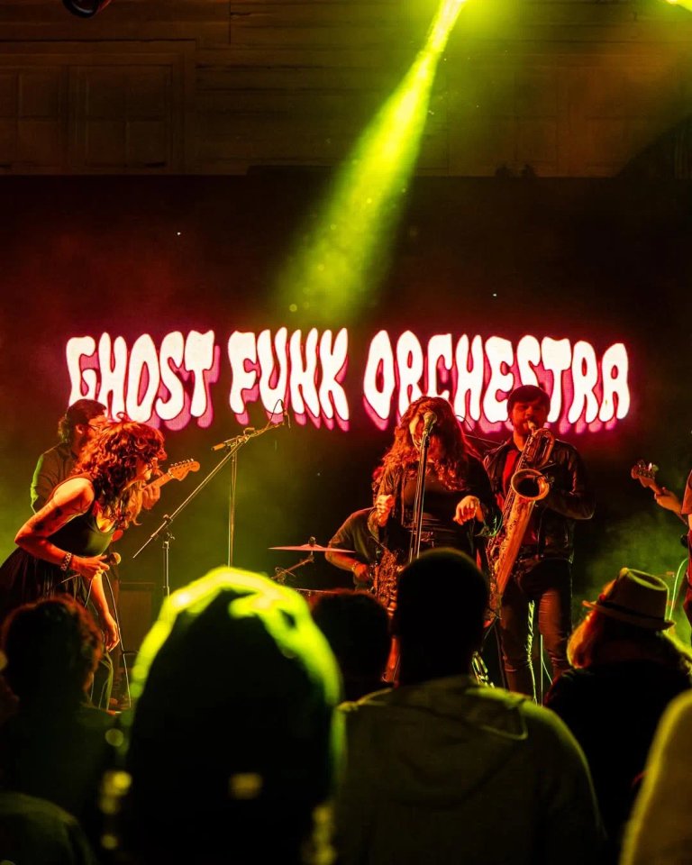 @ghostfunkorchestra ‘s 11 piece ensemble ripped on our stage 🎷🌳 Peep the full recording via ou