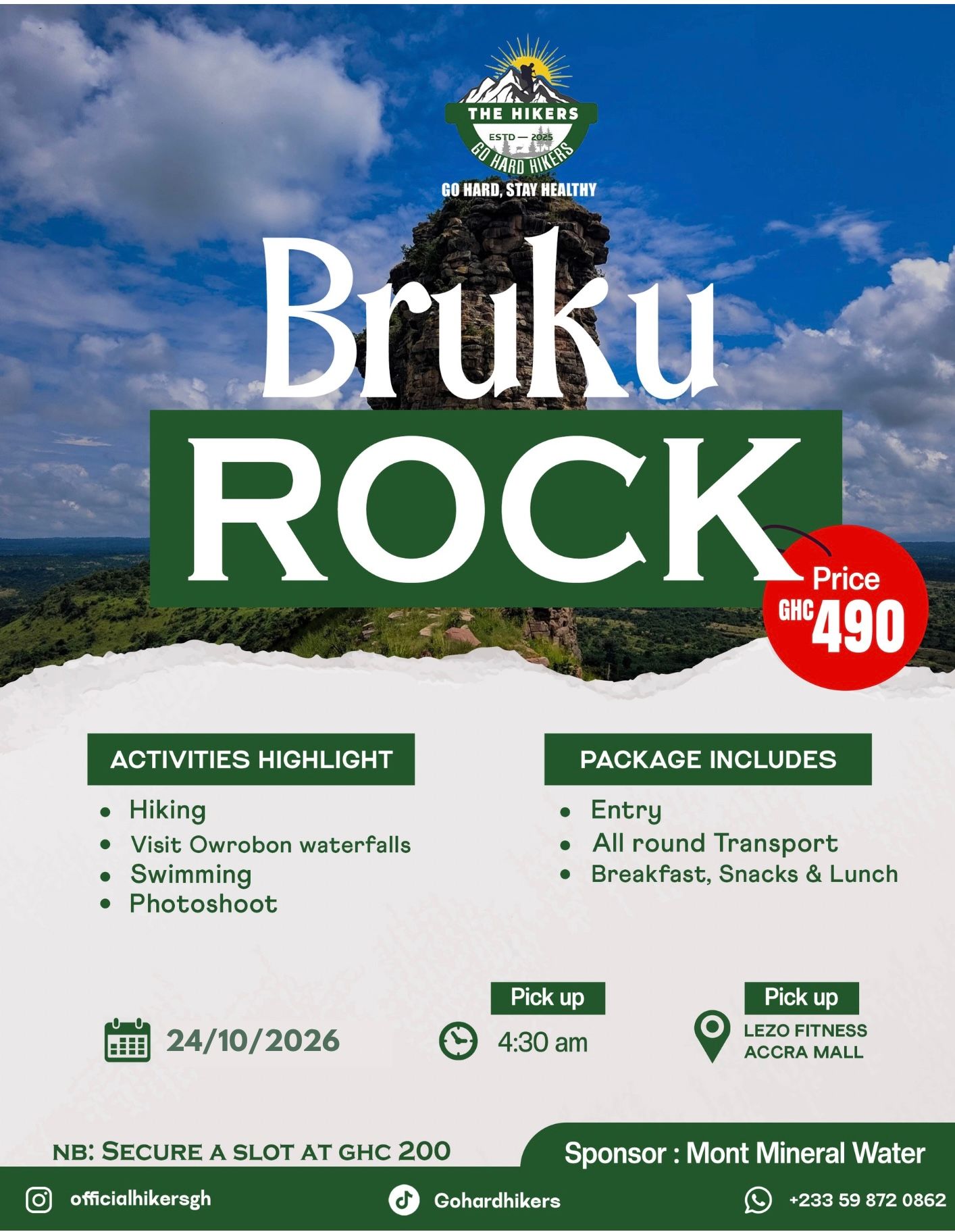 Hike Bruku Rock