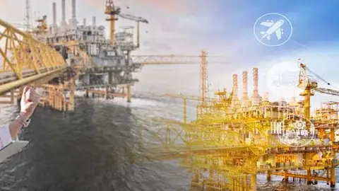 Oil and gas worker using fsm