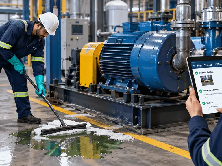 Industrial Equipment service management
