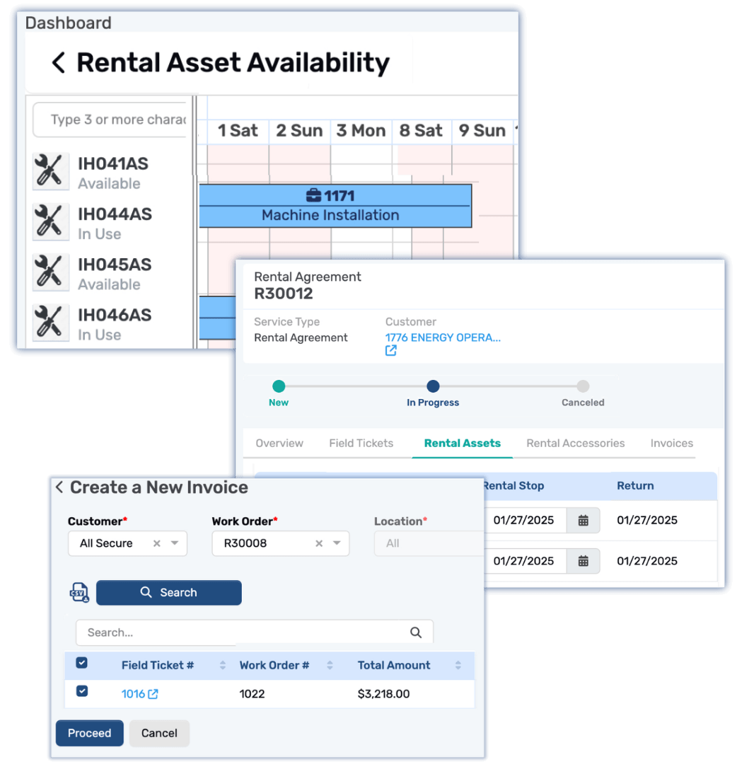 Oilfield Equipment Rental Software