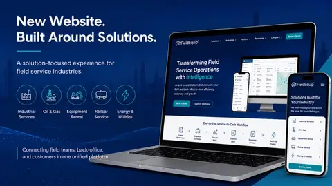 FieldEquip Launches Redesigned Website with Solution-Focused Experience for Field Service Industries
