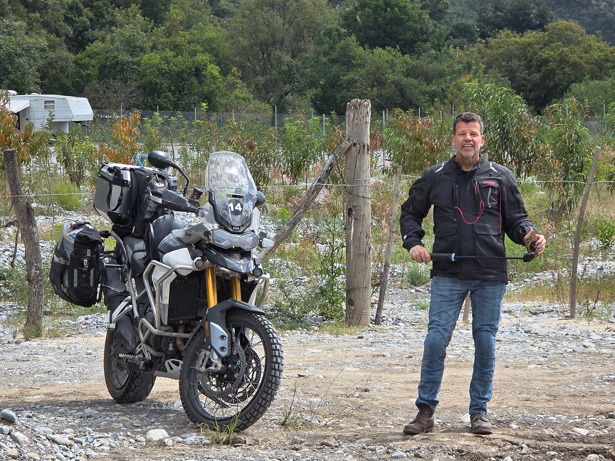 Mark Figart riding in the Sierra Madre Oriental