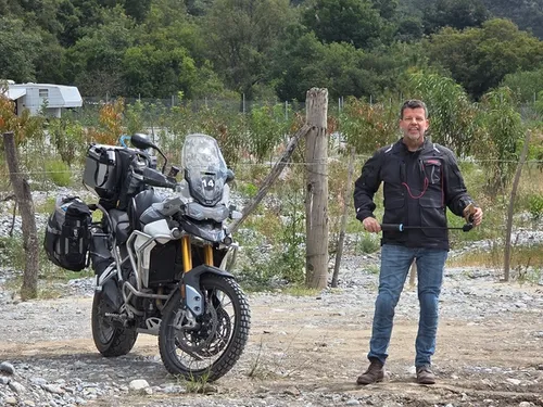 Mark Figart riding in the Sierra Madre Oriental