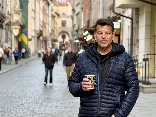 Mark Figart in Lviv, March 2025