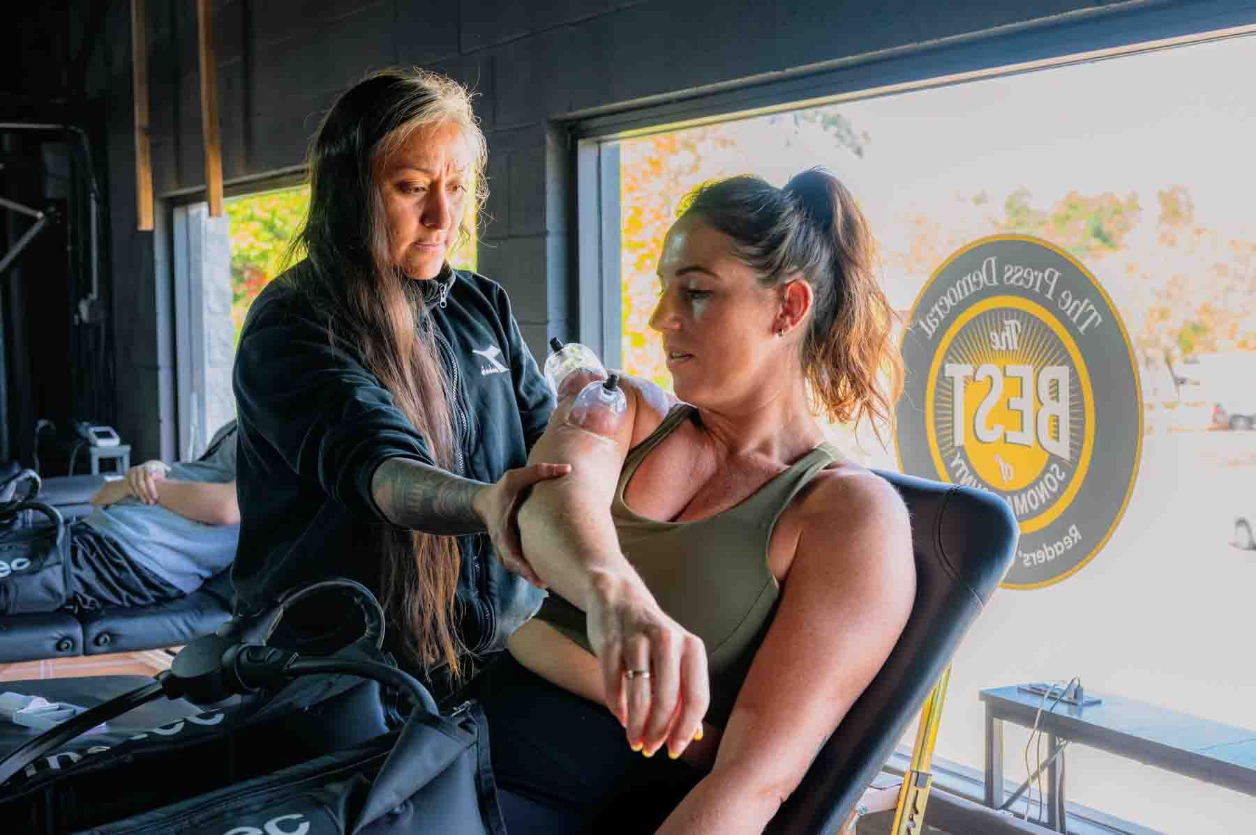 Cupping + Scraping + Red Light Bed